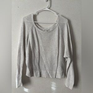 American Eagle Outfitters  | Light Gray Crew Neck Sweater | Size Small
